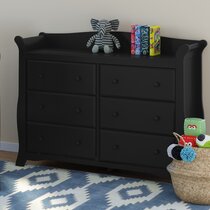 Black store nursery dresser